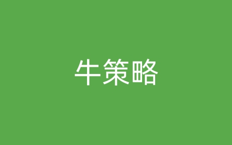 牛策略